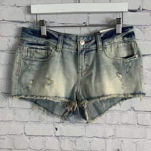 Victoria's Secret PINK Cheeky Cut Off Shorts Size 2 Distressed NWT